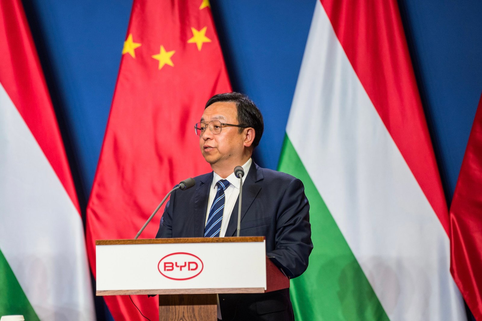 BYD-ის თავმჯდომარე Wang Chuanfu-ს გამოსვლა