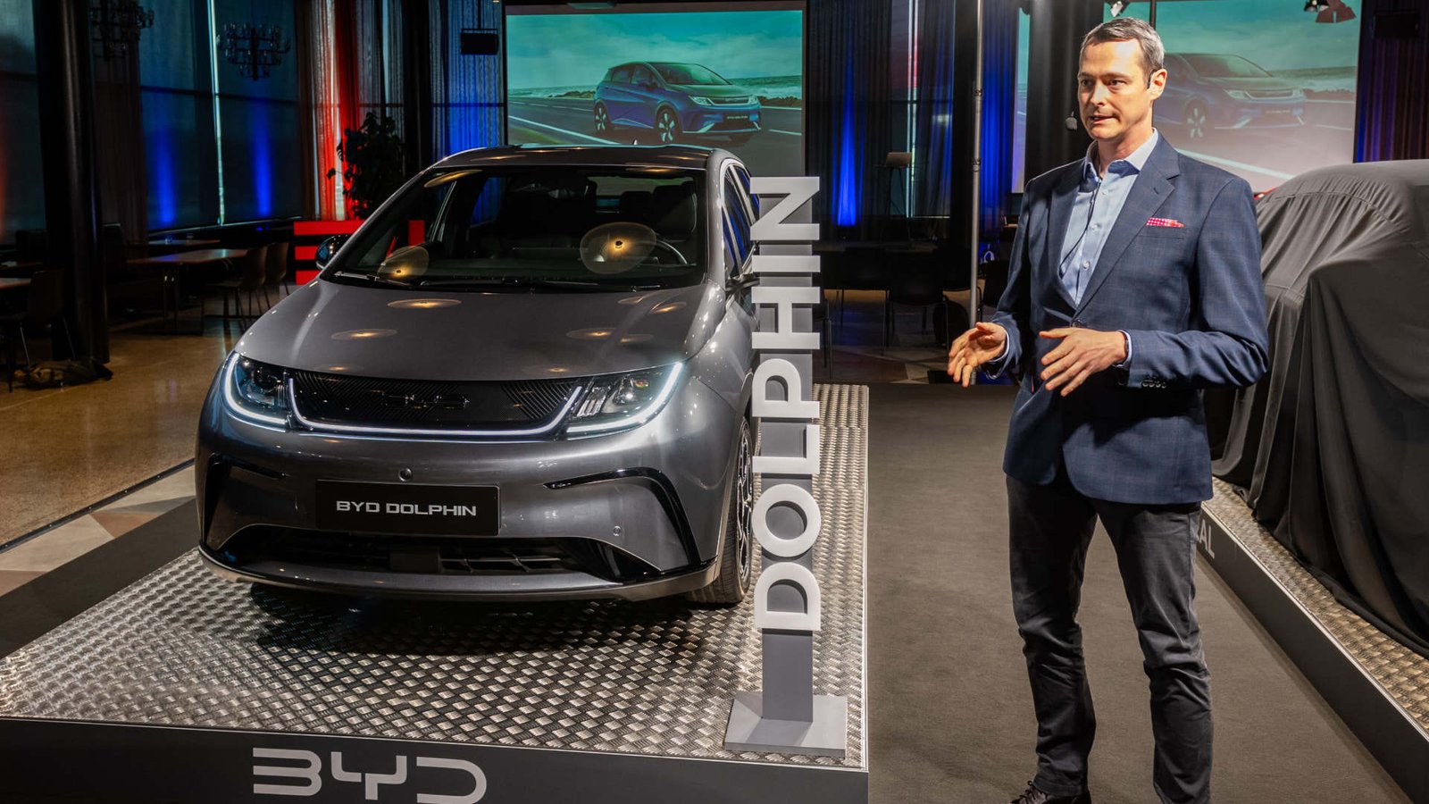 BYD DOLPHIN ფინეთის პრეზენტაციაზე
